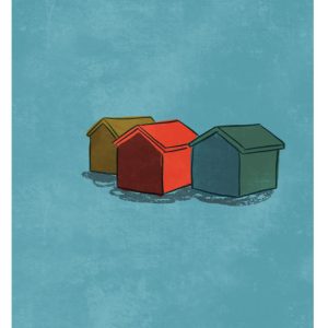 Home, bricks build a house, love builds a home