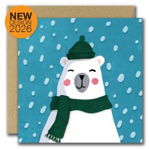 Blue Snowy Bear