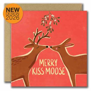 Merry Kiss Moose
